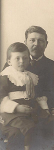 Борис Аркадьевич с сыном Митрофаном
