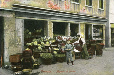 1907 г. Венеция. Продавец фруктов