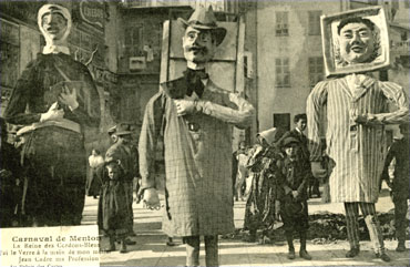 1913 г.Франция. Ментона. Карнавал.