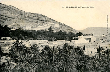 1914 г. Алжир. Бу-Саада. Панорама города.